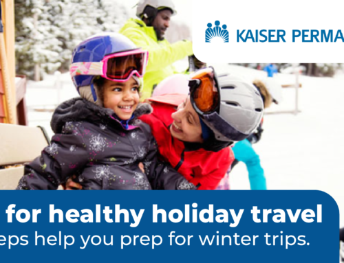 Tips for healthy holiday travel